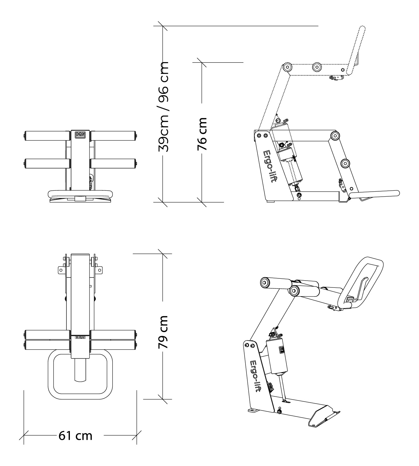 ELEVATEUR ERGONOMIQUE POUR ROUES