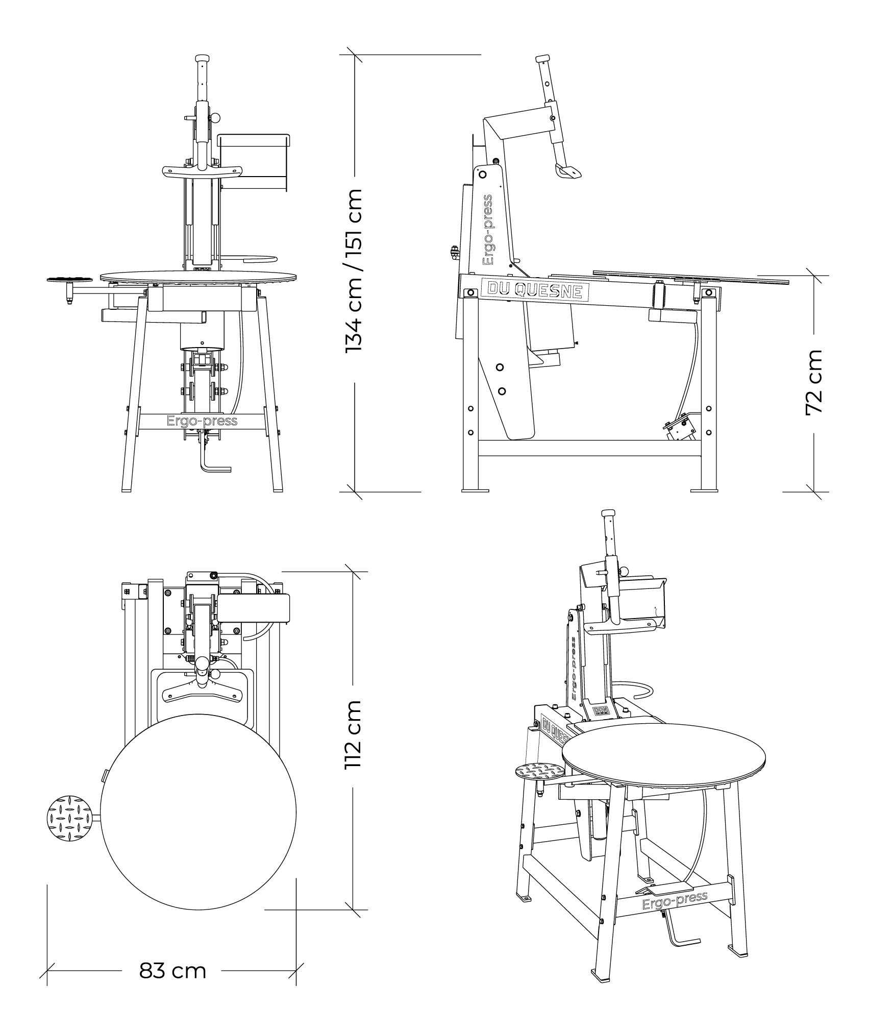 DETALONNEUR ERGONOMIQUE SUR TABLE