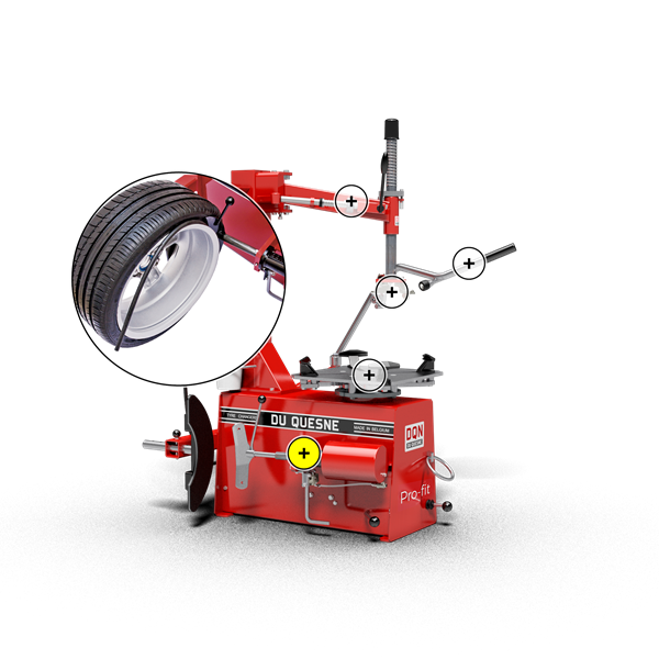 DQN - TYRE CHANGER PRO-FIT + ACCESSORIES TYRE CHANGER PRO-FIT + ACCESSORIES