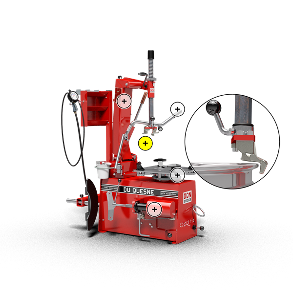 TYRE CHANGER OPTI-FIT + ACCESSORIES
