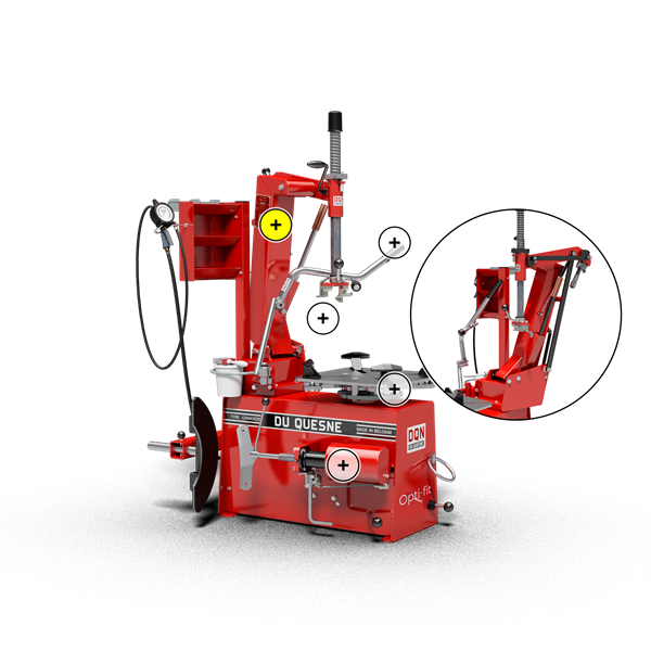 DQN - TYRE CHANGER OPTI-FIT + ACCESSORIES TYRE CHANGER OPTI-FIT + ACCESSORIES