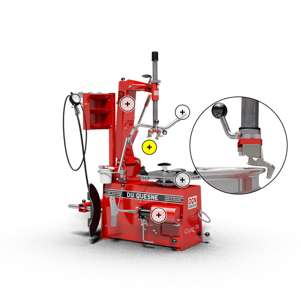 DQN - TYRE CHANGER OPTI-FIT + ACCESSORIES TYRE CHANGER OPTI-FIT + ACCESSORIES