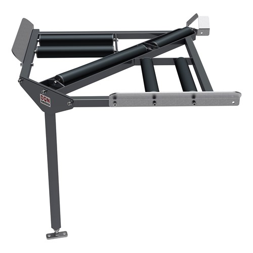 Corner frame with rolls for er Grey RAL 7016